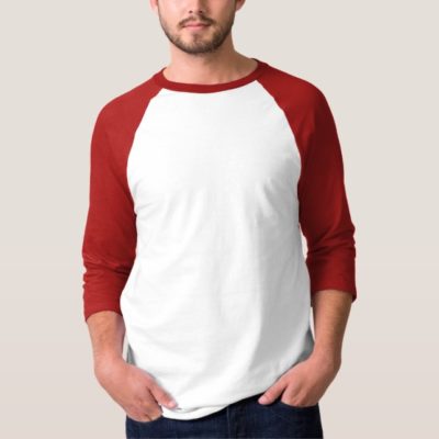 Men's Basic 3/4 Sleeve Raglan T-Shirt